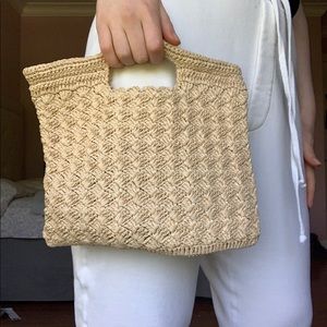 Carrie Forbes Crochet Woven Mini Bag